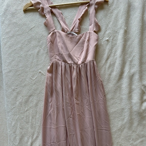 Show Me Your MuMu Dusty Blush Maxi Dress - Picture 4 of 6